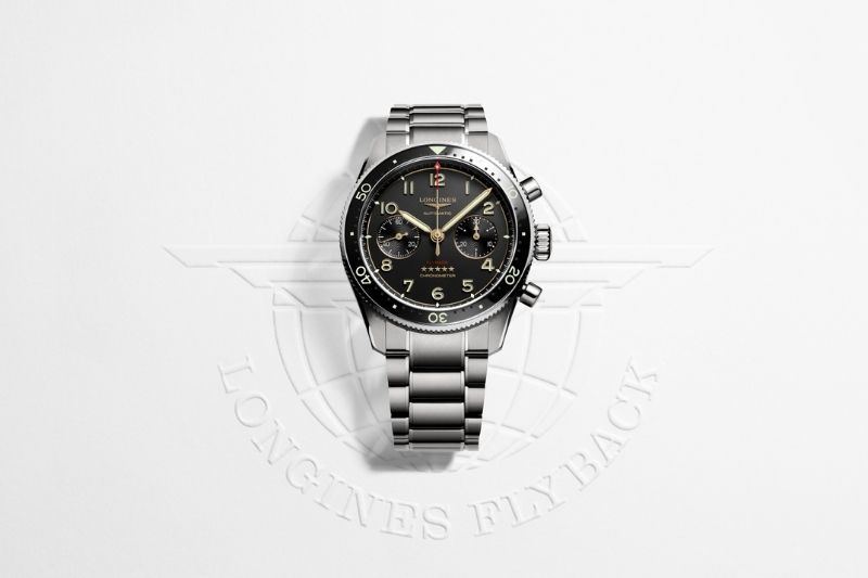 Titanyumla Bezeli Longines Spirit Flyback