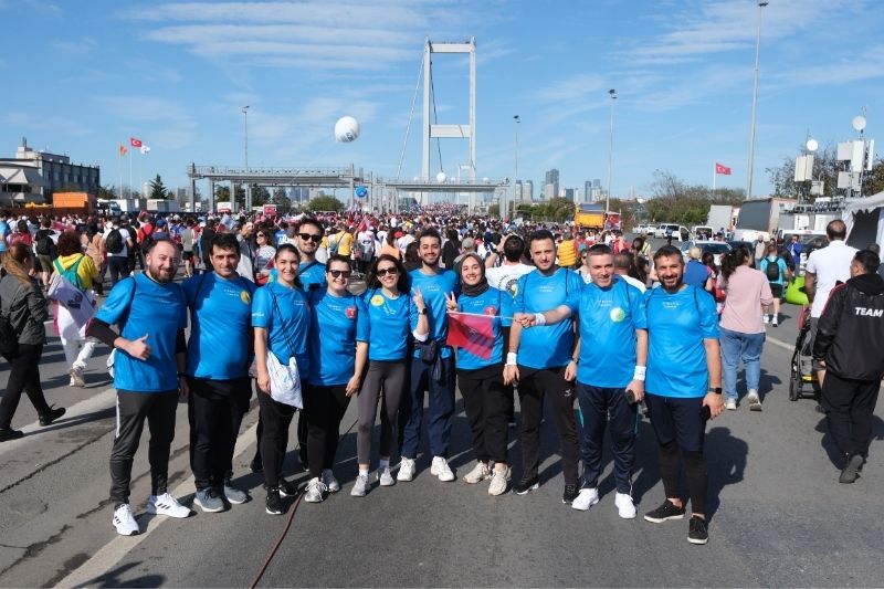 45. İstanbul Maratonu sponsoru Fitwatch, Cerebral Palsy Türkiye için koştu