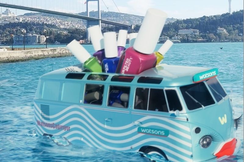Watsons’ın Unfilter Beauty ojeleri, CGI teknolojisiyle İstanbul Boğazı’nda!