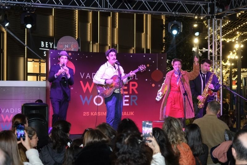 Yeni yıla en coşkulu merhaba ‘Vadistanbul Winter Wonder’ yılbaşı festivalinde