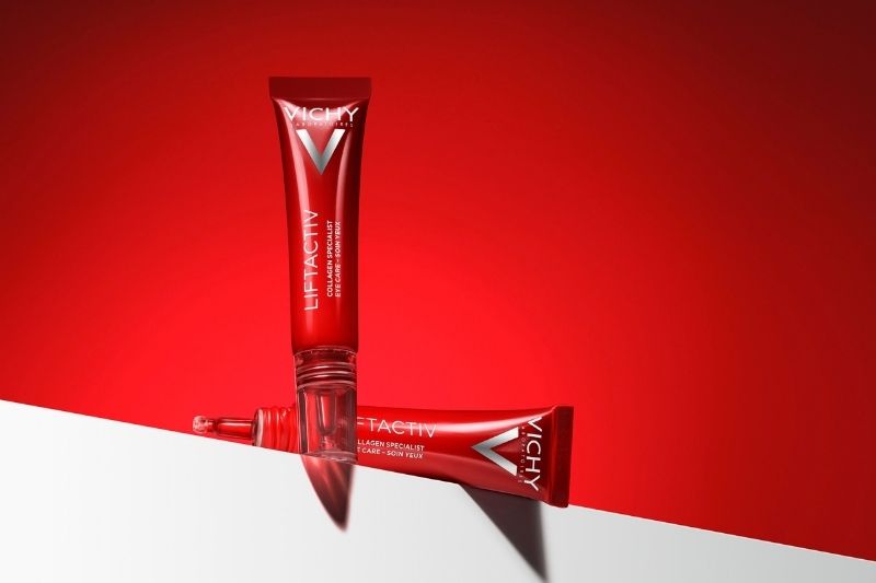 Geliştirilmiş Vichy Liftactiv Collagen Specialist ailesinden yaşlanma karşıtı göz bakımı