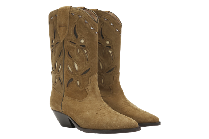 Isabel Marant Duerto Haki Kadın Deri Bot