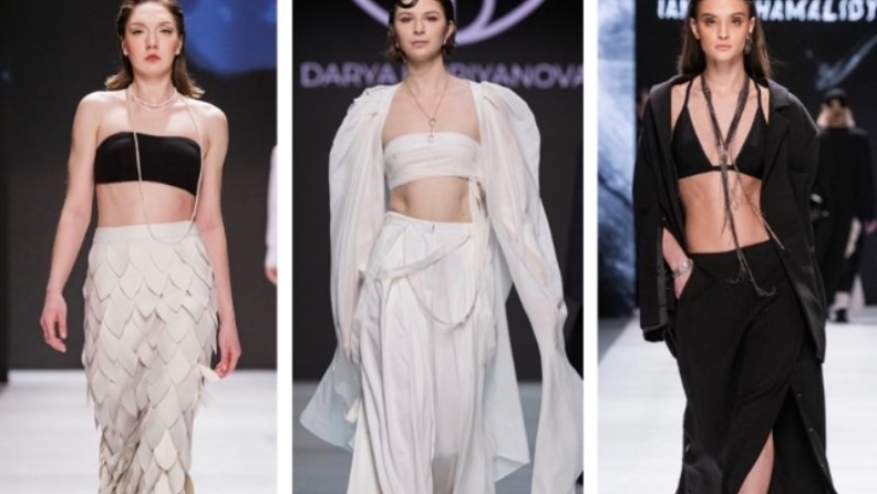 Moscow Fashion Week’te etkileyici yaz kombinleri moda severlerle buluştu