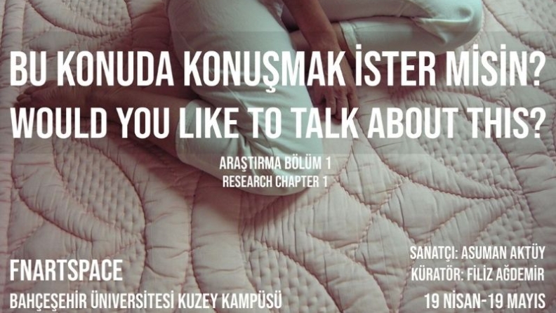 Sanatçı Asuman Aktüy’ün “Bu Konuda Konuşmak İster misin?” sergisi 19 Nisan’da izleyiciyle buluşuyor