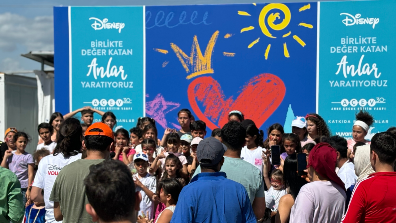 The Walt Disney Company Türkiye Açev iş birliği ile Hatay’da çocuklara sihirli bir gün yaşattı