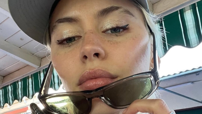 Glitter farlarla gündüzden geceye geçiş makyajı