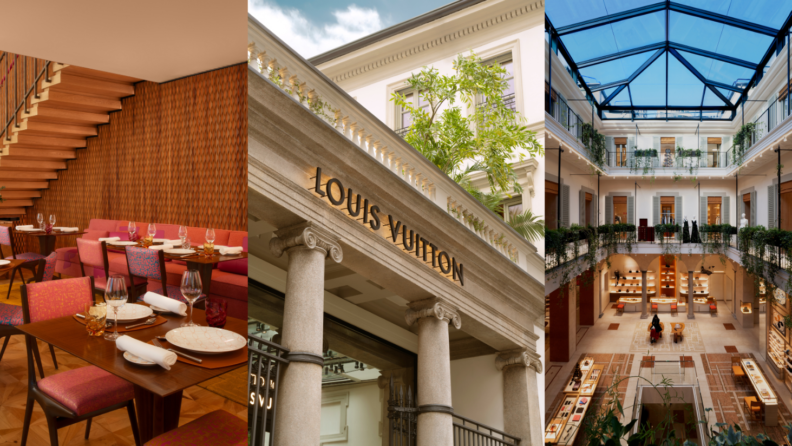Louis Vuitton’un Milano’daki ikonik mağazasında kültür, tasarım ve gastronomi buluşması