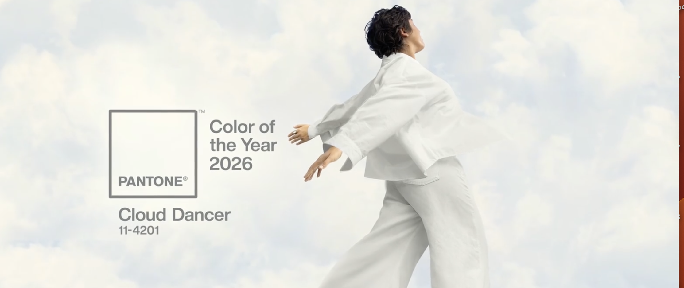 Pantone 2026’nın rengi Cloud Dancer’ın moda dili