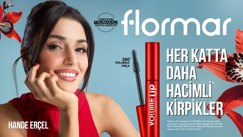 Flormar’ın yeni global marka yüzü Hande Erçel ile ilk lansmanı: “Volume Up Mascara”