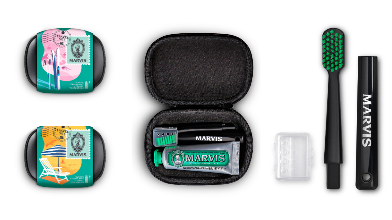 Marvis travel set ile İtalyan zarafeti valizlere taşınıyor